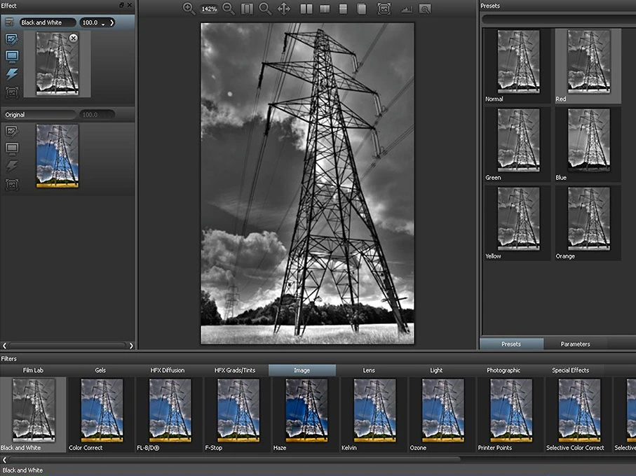 TIFFEN DFX Black and white filter