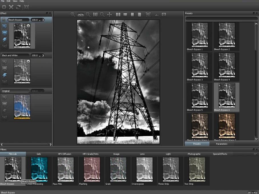 TIFFEN DFX bleach bypass filter