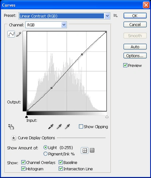 Blown sky photoshop tutorial settings 2